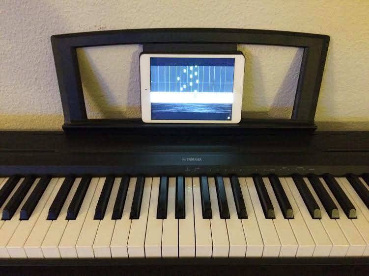 Klavier Equipment zur Entspannung