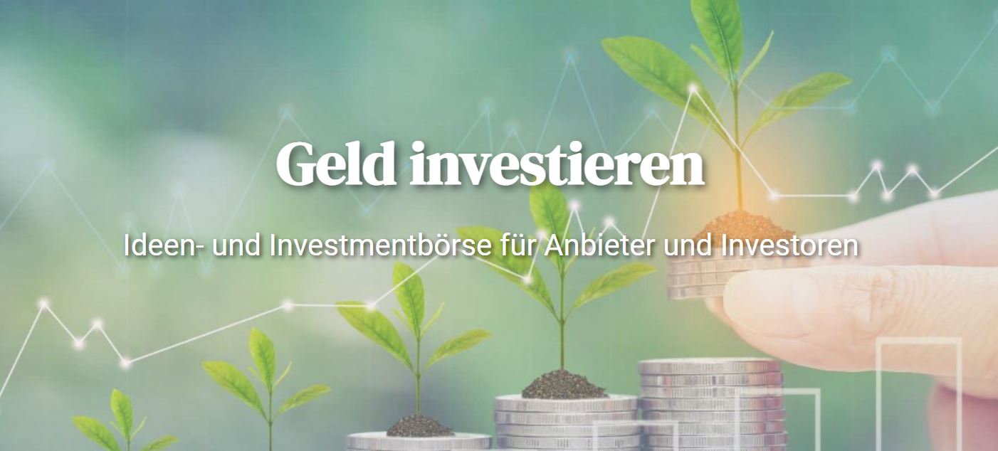 Geld investieren richtet sich an Anbieter & Investoren